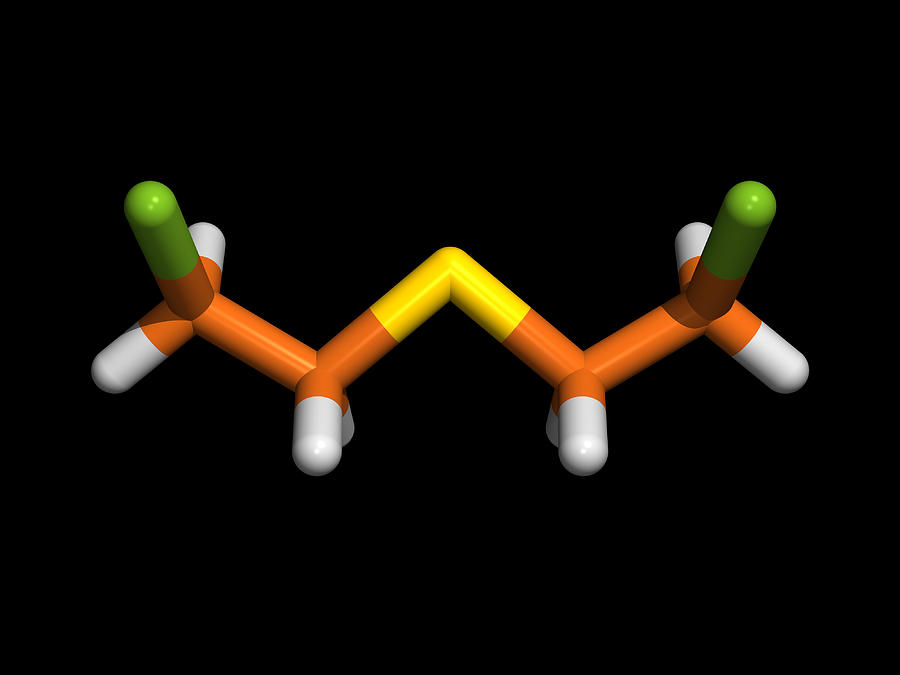 mustard gas molecule