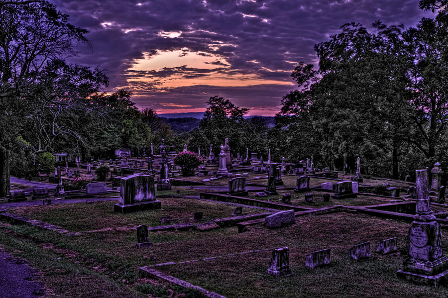 Myrtle Hill Cemetery HDR #1 Photograph by Jason Blalock