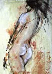 Nude Painting - Naive No More #1 by Elizabeth Parashis