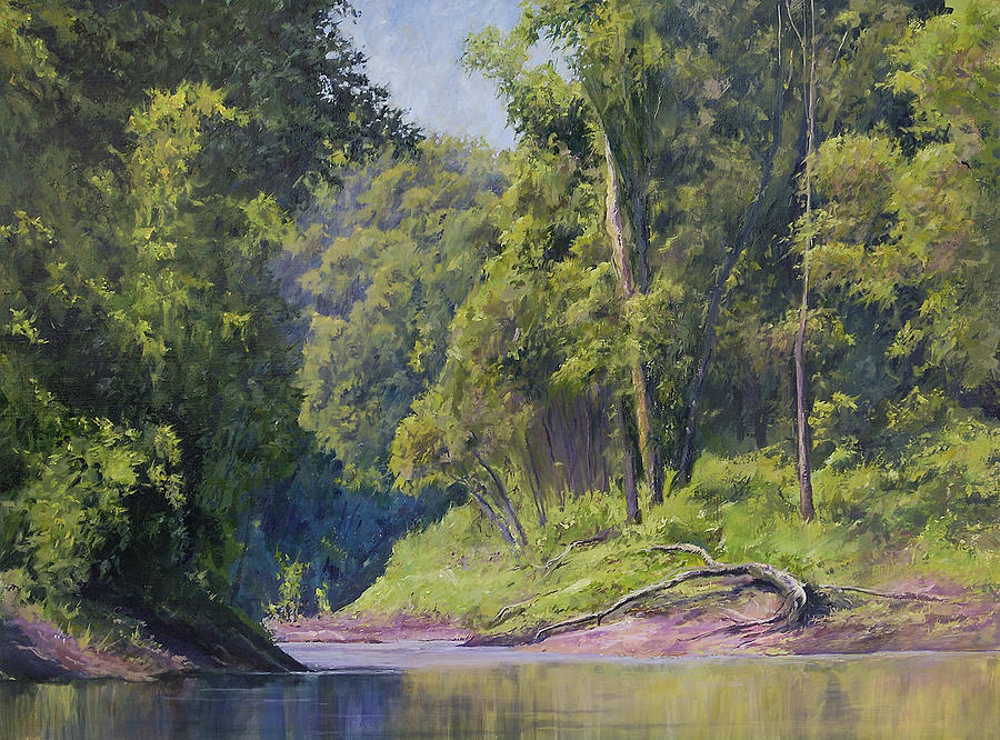 Near the River at Friars Point #1 Painting by Bill Jackson