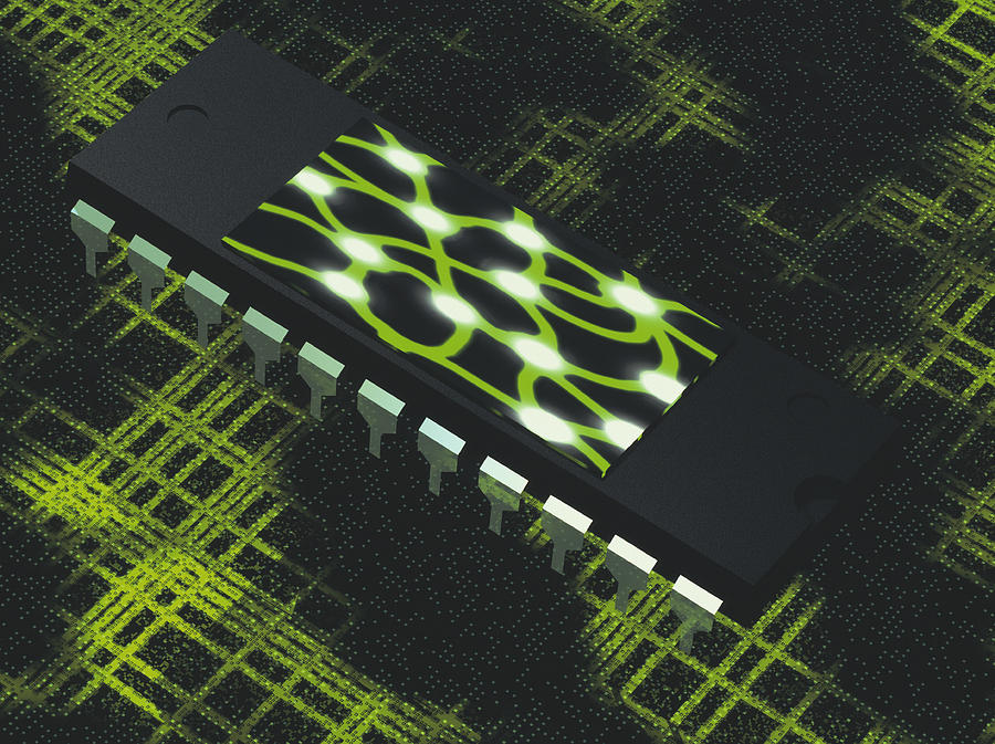 Neural Chip #1 Photograph by Laguna Design