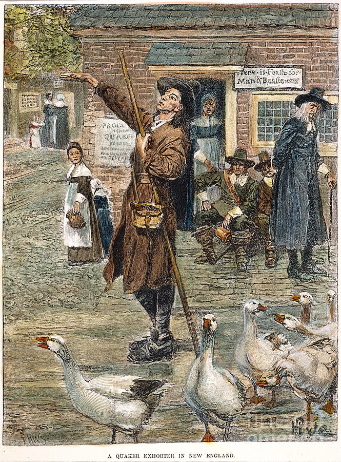 New England: Quaker, 1660 #1 Photograph by Granger