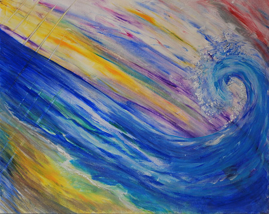 New Wave Painting by Tifanee Petaja