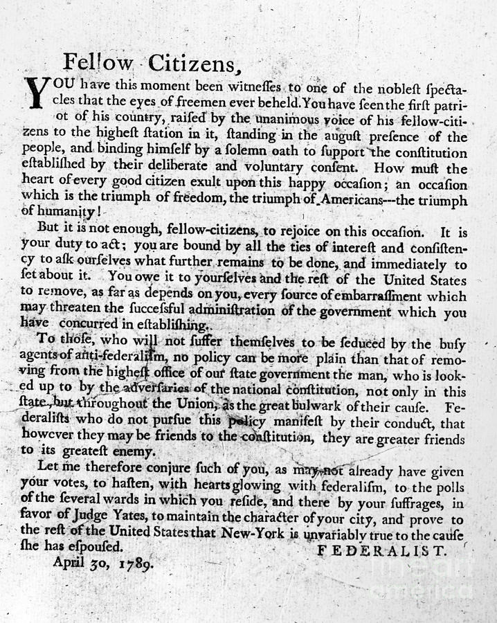 New York Election, 1789 Photograph by Granger Fine Art America