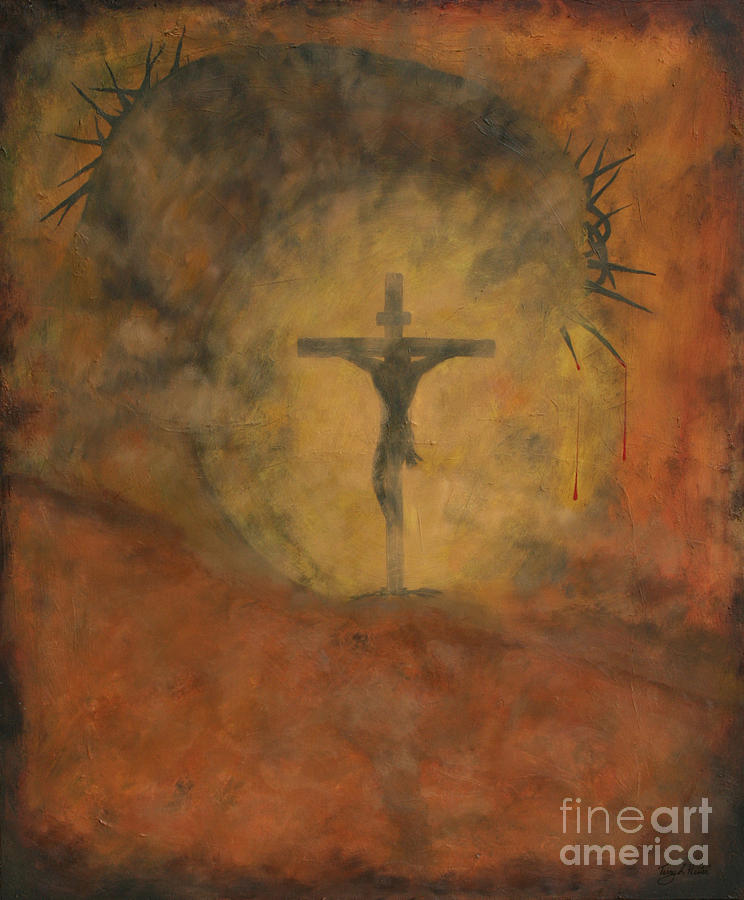 Jesus Christ Painting - No Greater Love by Terry  Hester