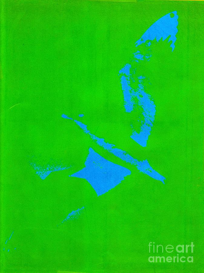 Seagull Mixed Media - No Limits in Green #1 by Phillip Allen
