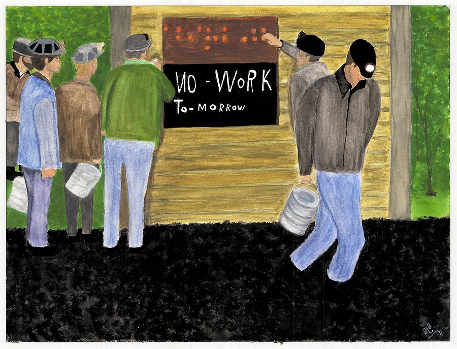 No Work Tomorrow #1 Painting by David Bartsch