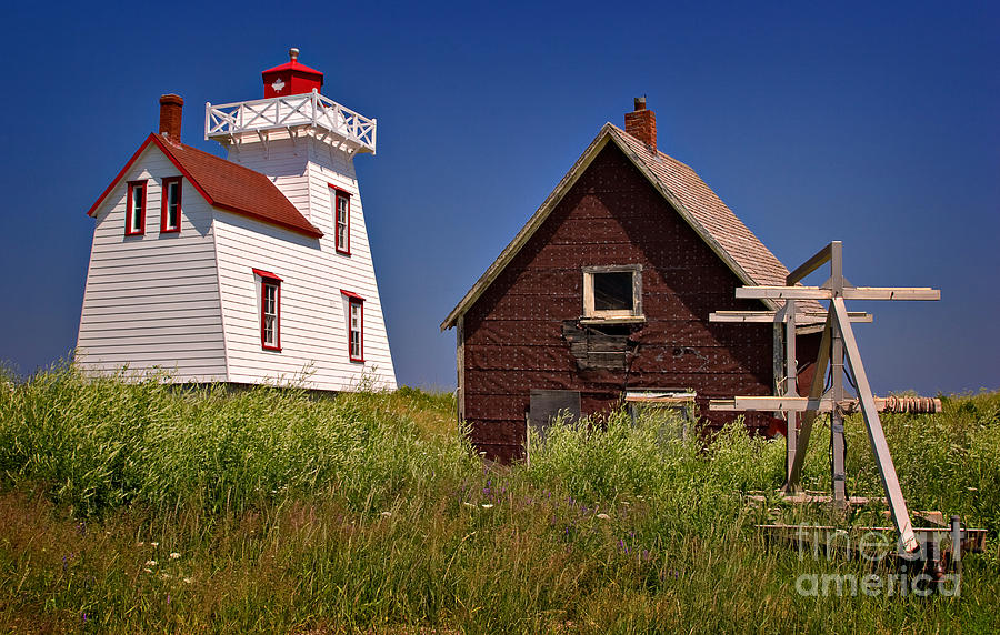 North Rustico Lighthouse Photograph by Louise Heusinkveld