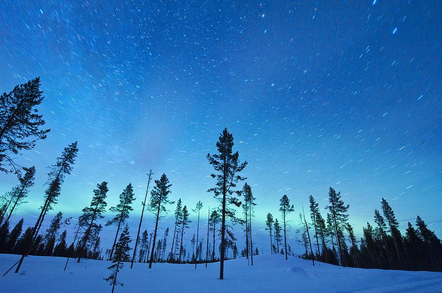 Winter Photograph - Northern Lights #1 by Jeremy Walker
