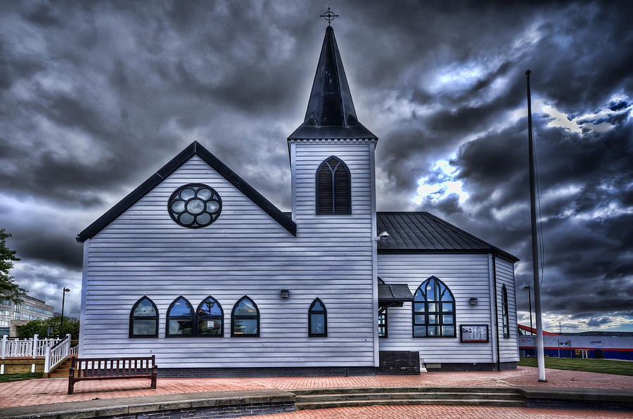 Norwegian Church Cardiff Bay #1 Photograph by Steve Purnell