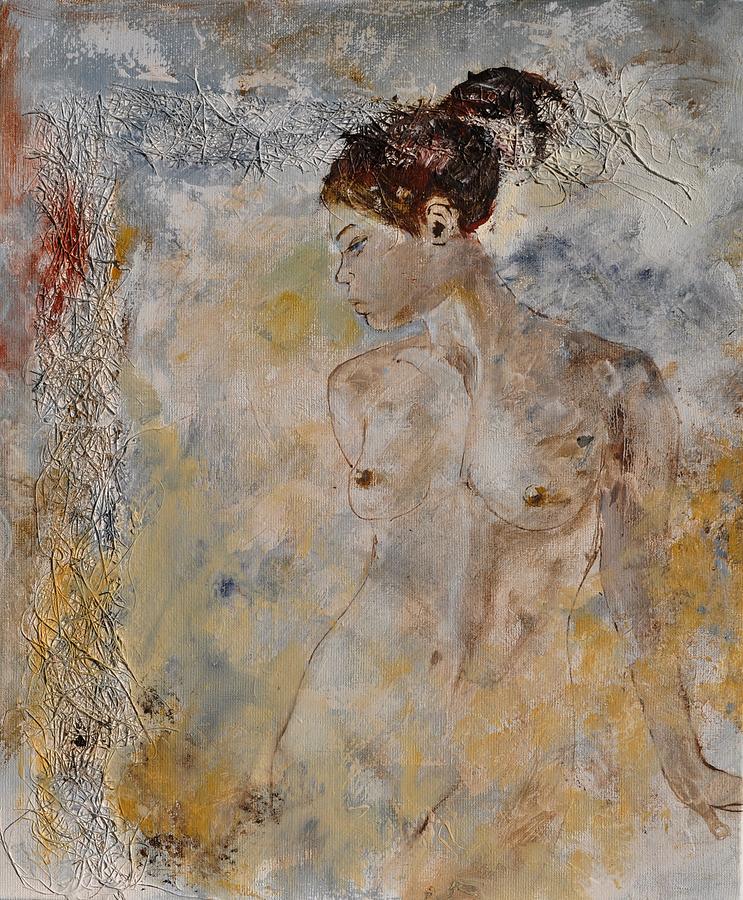 Nude Painting - Nude 562130 by Pol Ledent