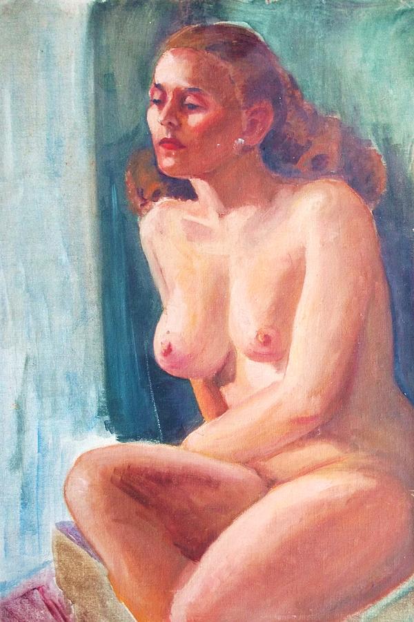 Nude Painting - Nude Beauty #1 by Aileen Markowski