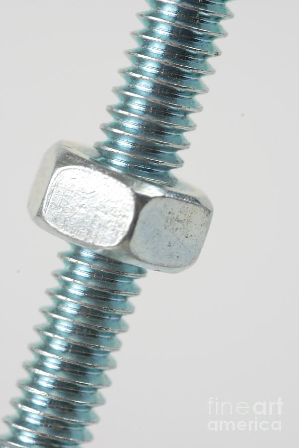 Nut And Bolt #1 Photograph by Photo Researchers, Inc.