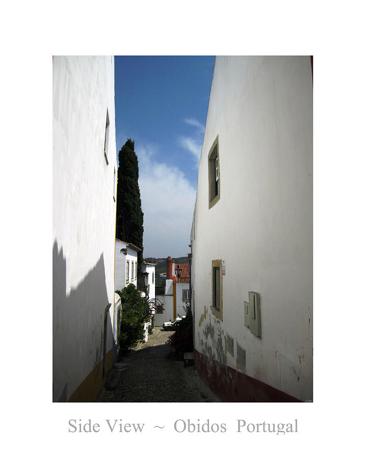 Obidos Side View II Portugal #1 Photograph by John Shiron
