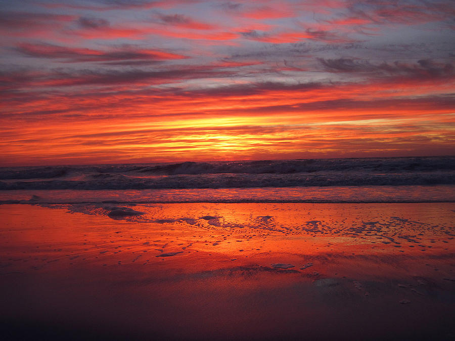 Ocean Sunrise Photograph by Mary McCusker - Fine Art America