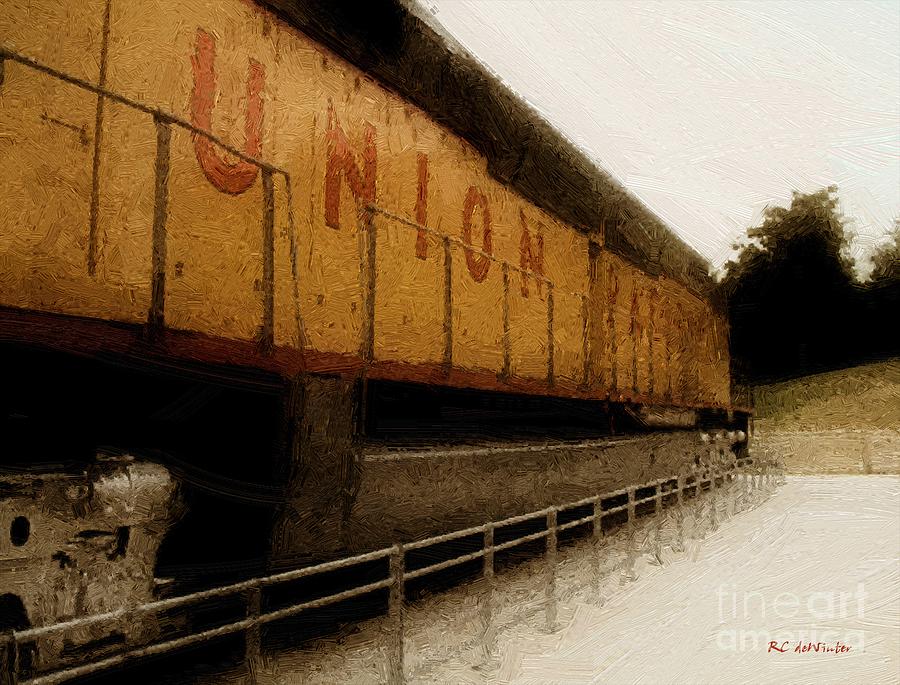 Old 6900 #1 Painting by RC DeWinter