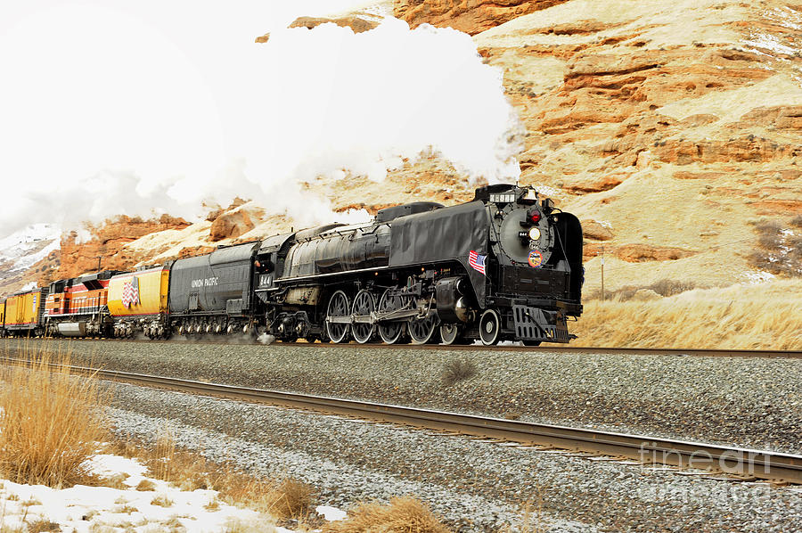 Old 844 in Echo Canyon #2 Photograph by Dennis Hammer