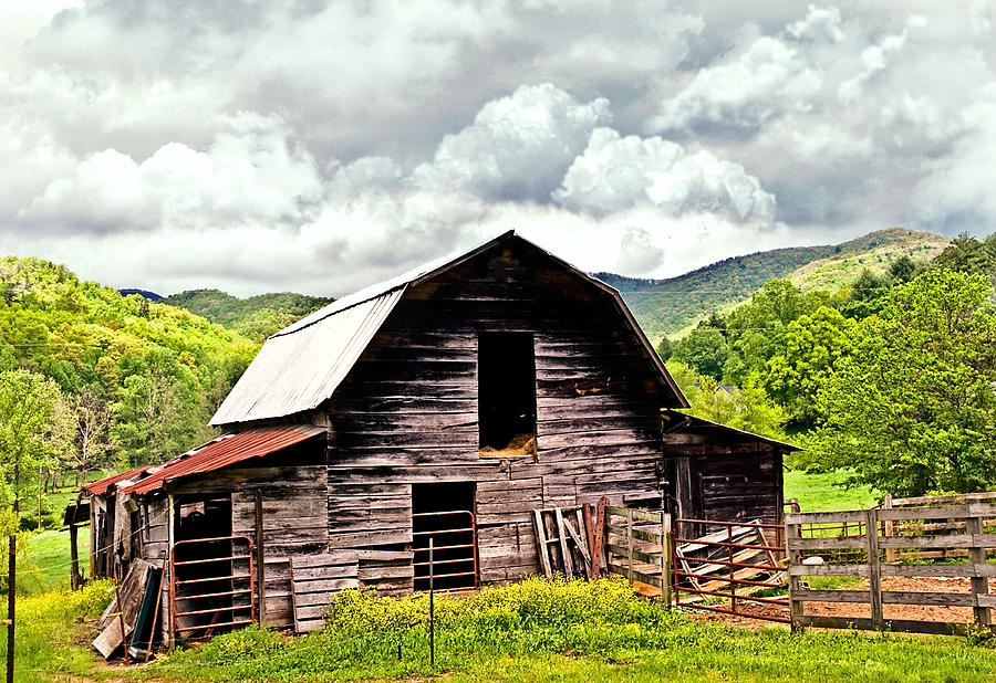Architecture Photograph - Old Barn  #1 by Susan Leggett