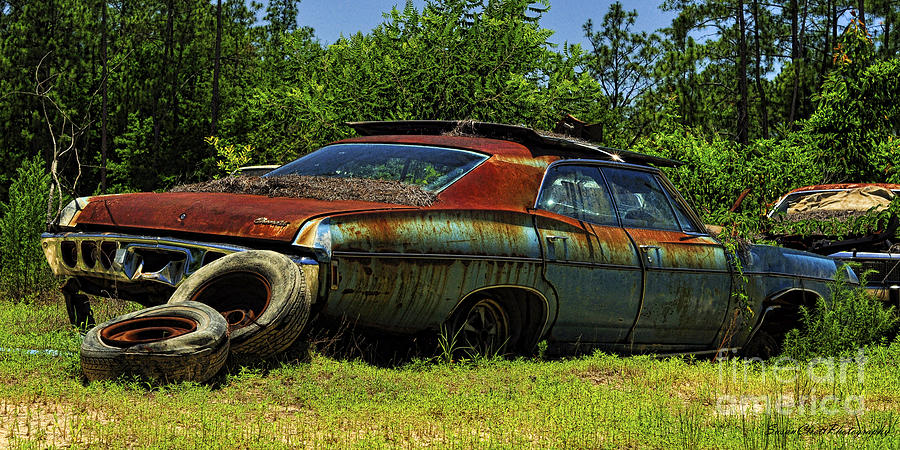 Old Car #2 Photograph by Susan Cliett