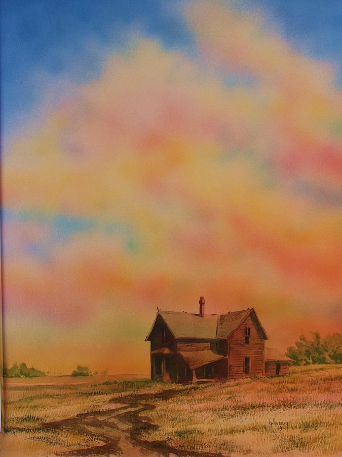 Old Montana Homestead Painting by Kevin Heaney