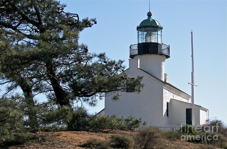 Old Point Loma Lighthouse #1 Photograph by Carol  Bradley