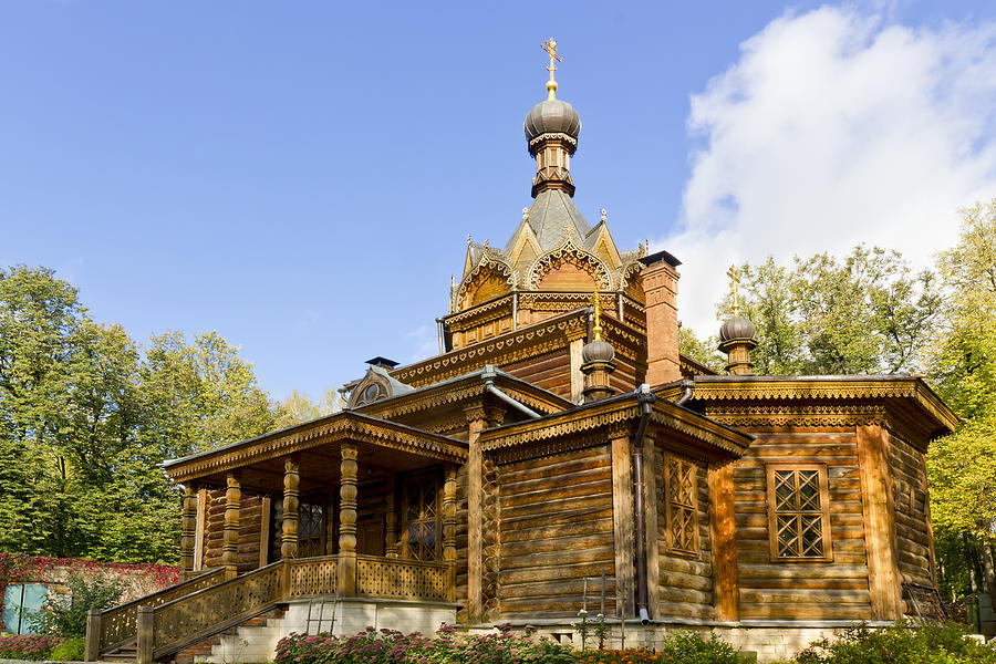 Old wooden Russian Orthodox church Photograph by Aleksandr Volkov ...