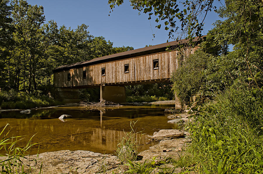 Olins Road Covered Bridge #1 Photograph by At Lands End Photography