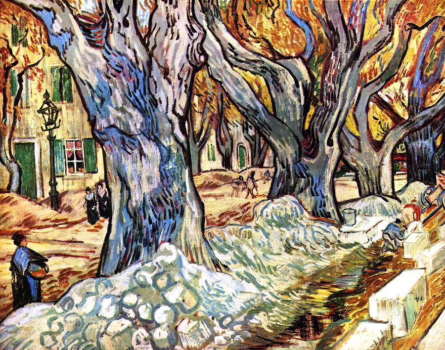 Vincent Van Gogh Painting - Olive garden #1 by Sumit Mehndiratta