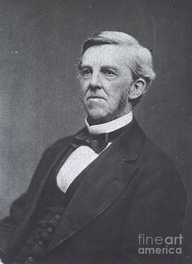 Oliver Wendell Holmes, American #1 Photograph by Science Source