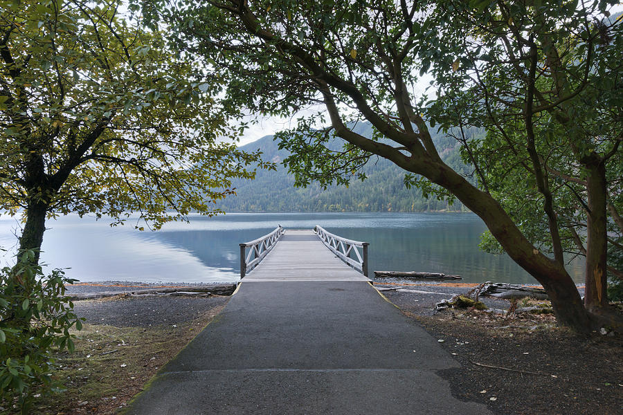 Olympic National Park. Crescent Lake Photograph by Rob Tilley - Fine ...