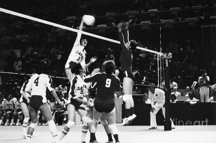 Olympics: Volleyball, 1976 #1 Photograph by Granger