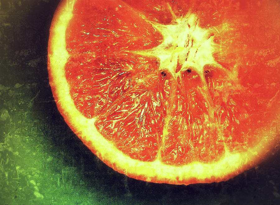 Orange #1 Digital Art by Olivier Calas