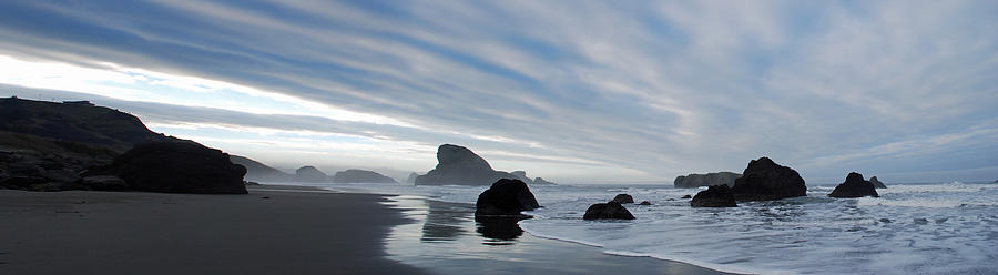 Beach Photograph - Oregon Coast Panorama #1 by Twenty Two North Photography