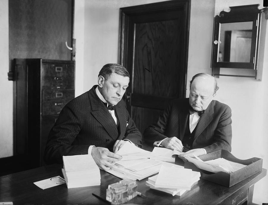 Owen J. Roberts And Atlee Pomerene Photograph by Everett Fine Art America