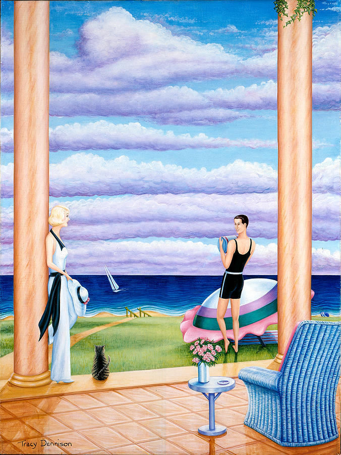 Palm Beach #1 Painting by Tracy Dennison