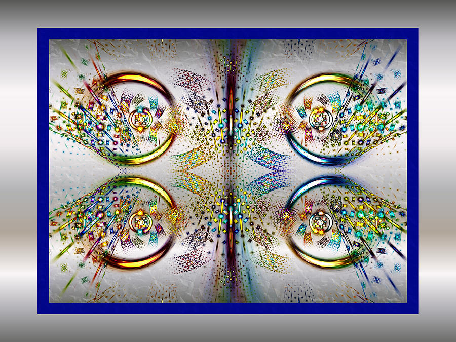 Fractal Digital Art - Party Mode by Janet Russell Fractal Digital Art - Party Mode by Janet Russell