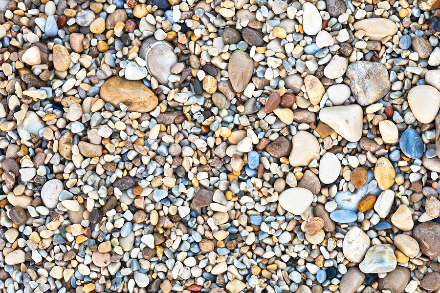 Abstract Photograph - Pebbles #1 by Tom Gowanlock