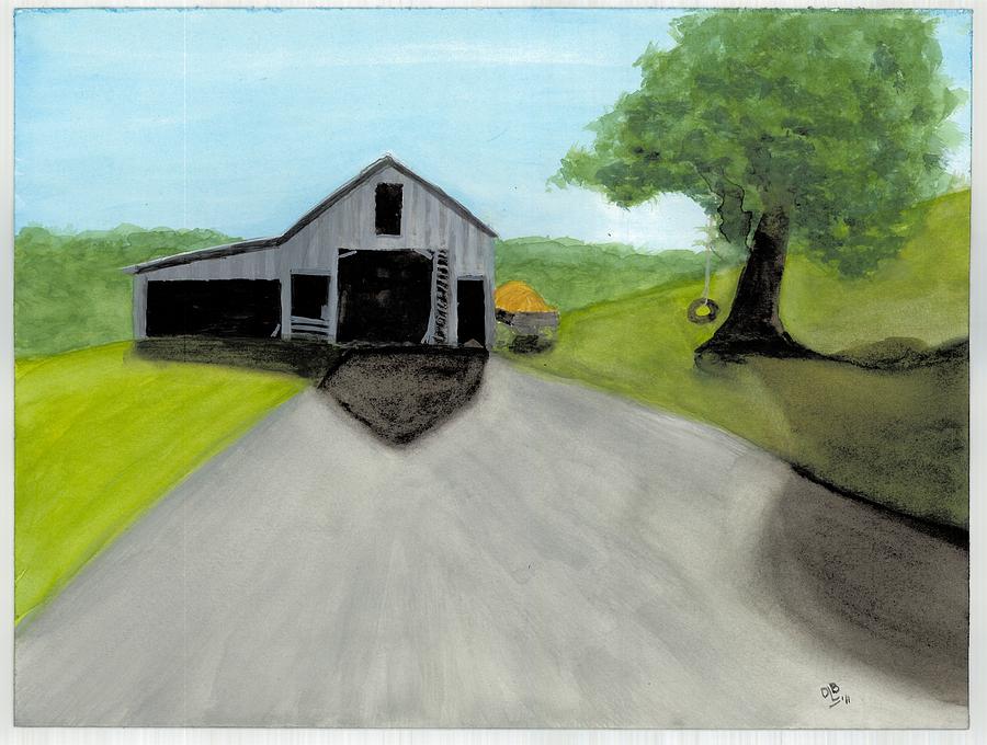 Perkins Barn Painting by David Bartsch