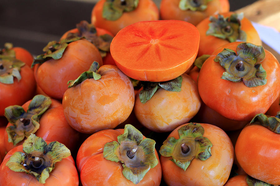 Fall Photograph - Persimmons #1 by Craig Sanders