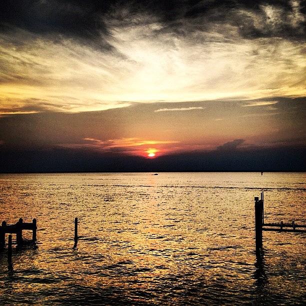 Sunset Photograph - Photo Credits To @haber_95 #sunset #lbi #1 by Kaitlin Stanton