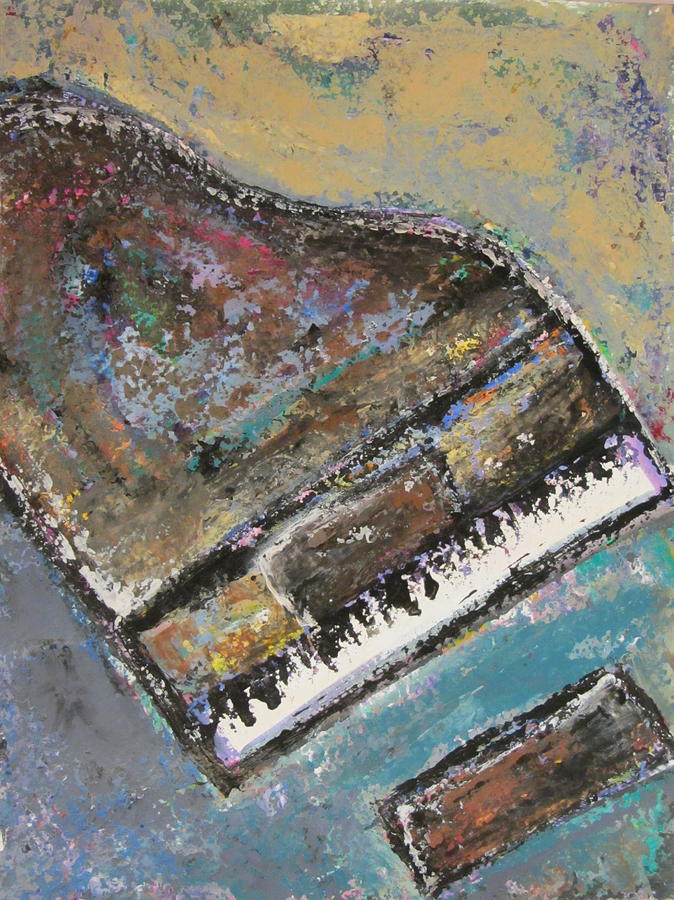 Piano Study 8 #1 Painting by Anita Burgermeister