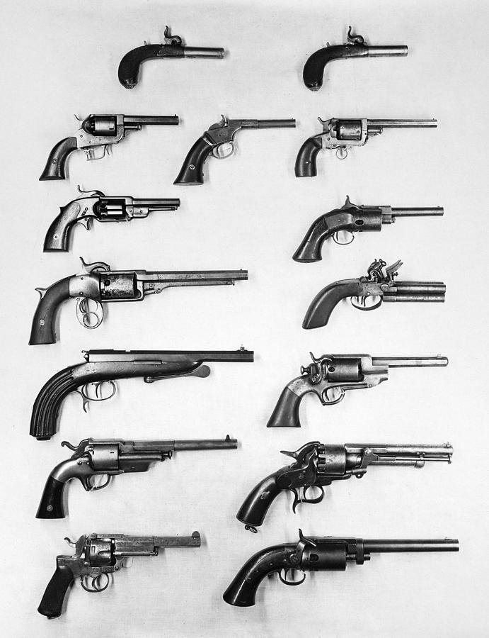 Pistols And Revolvers #1 Photograph by Granger