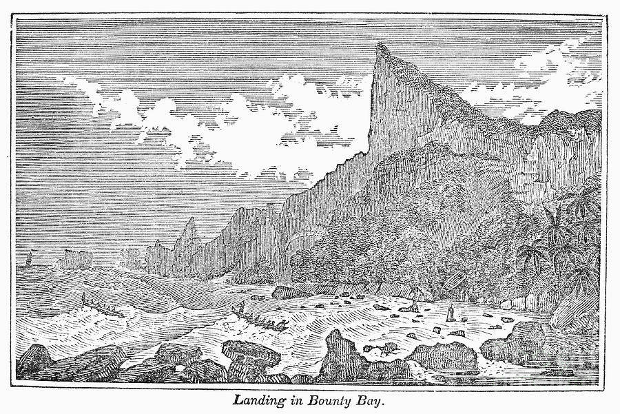 Pitcairn Island, 1855 #1 Photograph by Granger