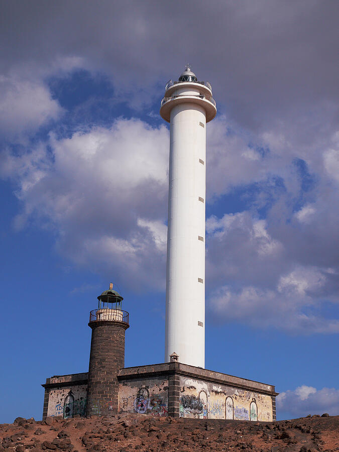 Playa Blanca Lighthouses Photograph