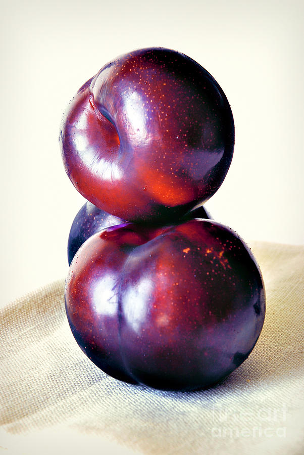 Plums #1 Photograph by HD Connelly