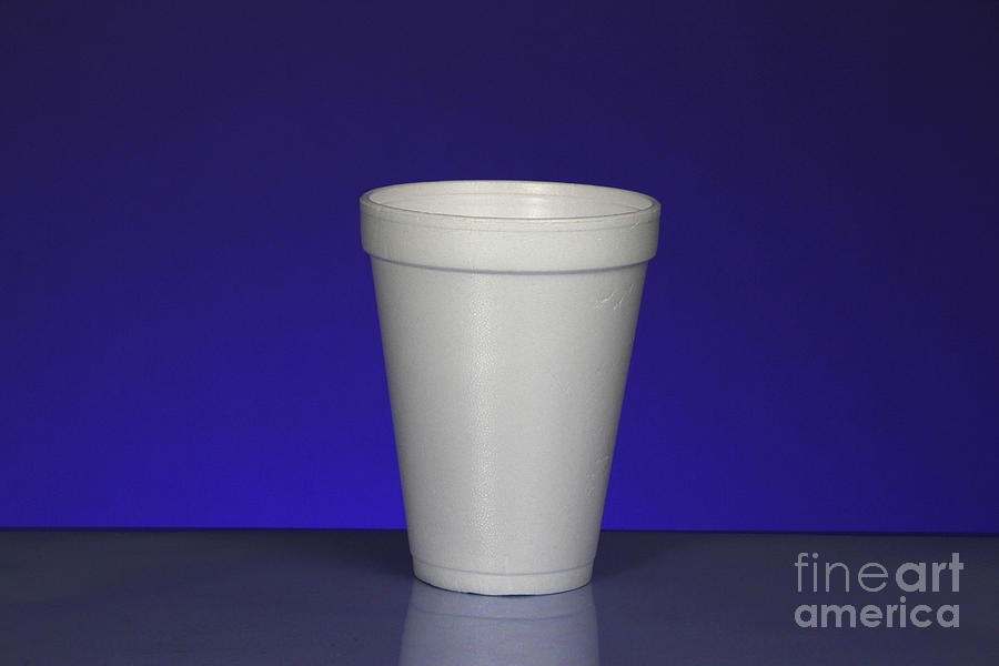 Polystyrene Cup #1 Photograph by Photo Researchers