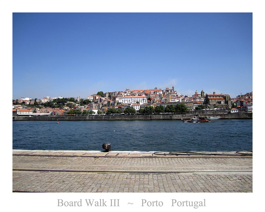 Porto Boardwalk III Portugal #1 Photograph by John Shiron