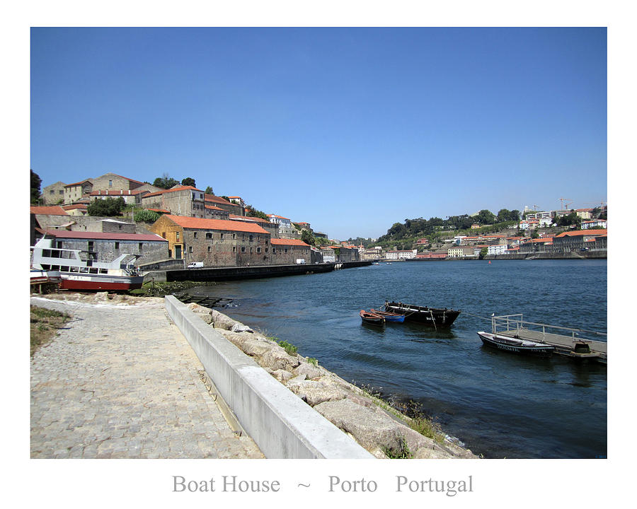Porto Boat House Portugal #1 Photograph by John Shiron
