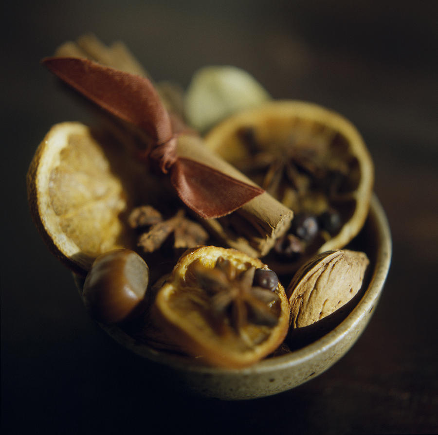 Bowl Photograph - Pot-pourri #1 by Cristina Pedrazzini