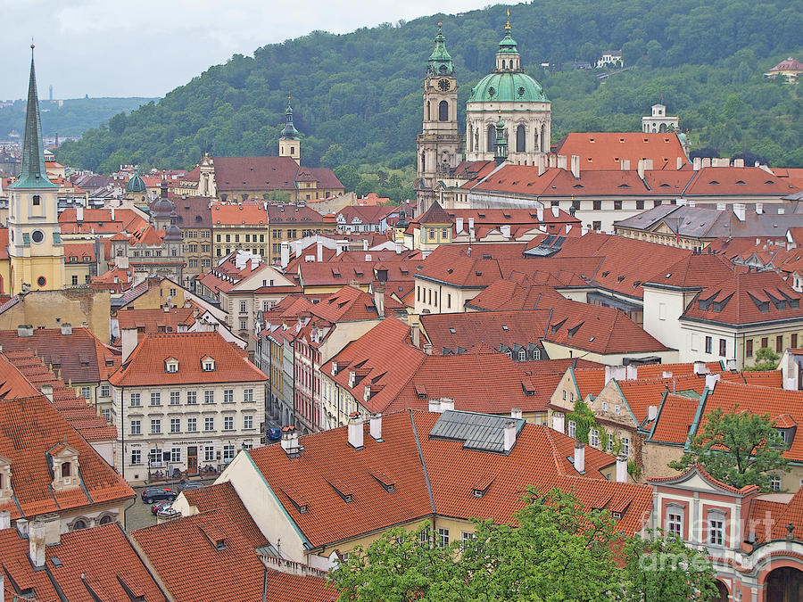 Prague From Castle Hill Photograph